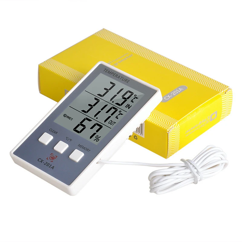 

Household Thermometer Hygrometer Hygrometer Digital Thermometer Fish Tank Thermometer with Waterproof Probe New