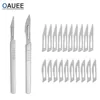 10 pc Carbon Steel Surgical Scalpel Blades + Handle Scalpel DIY Cutting Tool PCB Repair Animal Surgical Knife ► Photo 1/6