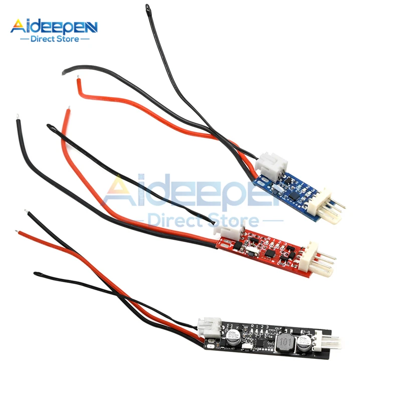 DC 5V 12V контроллер скорости ШИМ Скорость вентилятора регулятор 2 3 4 провода