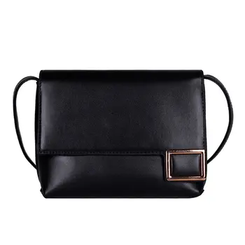 

Fashion Brand Women Bag Solid Color Simple Shoulder Small Square Bag Diagonal Cross Handbag Fashion Leather Bag Zipper 2020 New