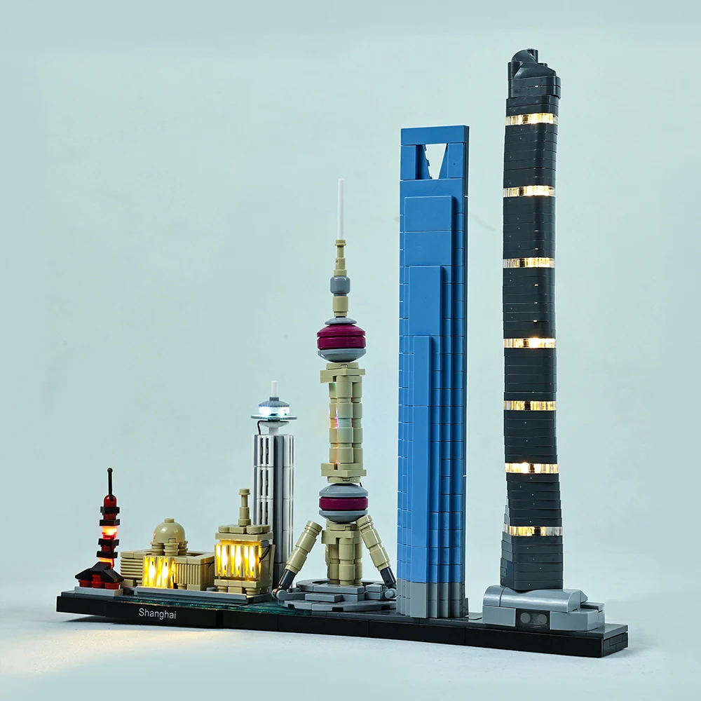 21039 Lego Architecture Lego Shanghai Led Light Up Kit For 21039