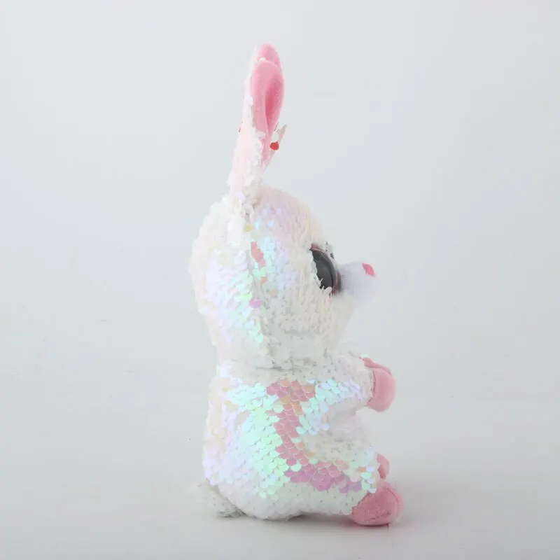 Ty Boos Bonnie кролик блесток издание плюшевые животные кролик игрушки 15 см