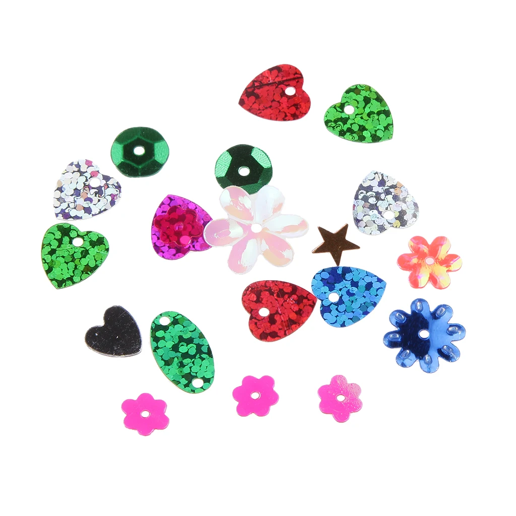 Rainbow AB Sequins for Wedding Christmas Clothes Jewelry Sequins, Pack of 200