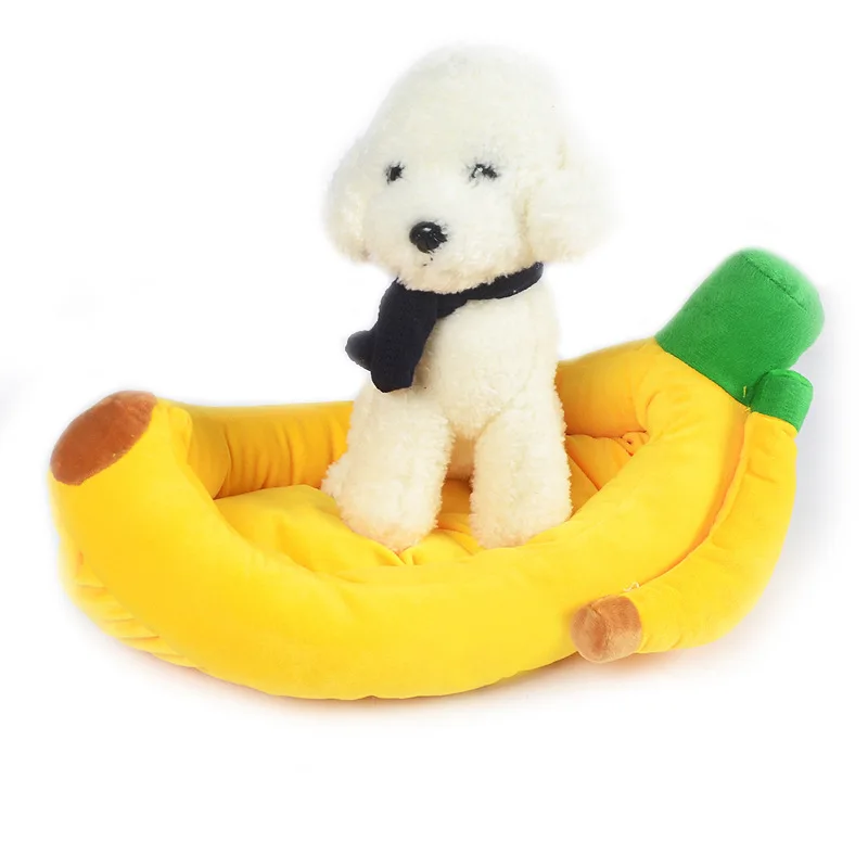 

Large Size Banana Style Pet Dog Bed Winter Warm Dog House Pet Nest Candy Colored Dogs Bed Small Dog Puppy Cat Mat Cushion
