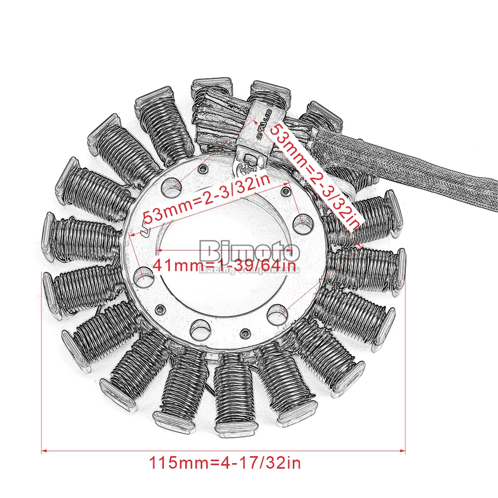 BJMOTO для Honda CBF 1000 CBF1000 SC58 2006-2010 мото генератор двигателя статор Магнето катушка зажигания 31120-MFA-D01 31120-MGJ-D01