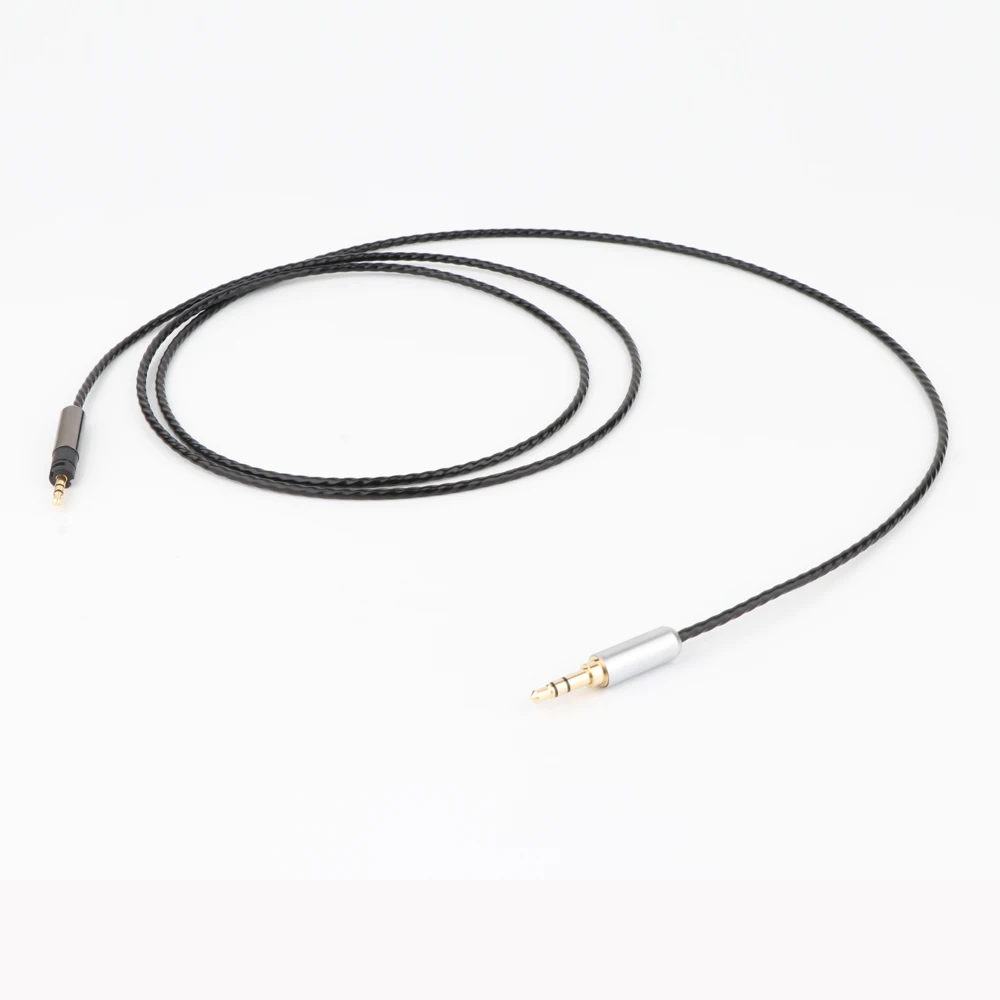 1 2M High quality 2 5MM to 3 5MM cable Replacement Audio upgrade Cable For HD598 hd518 hd558 headphones cable