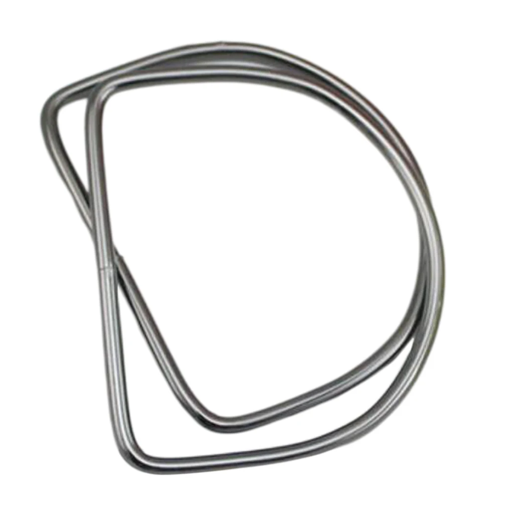 1 Pair Metal Handbag DIY Tote Purse Frame Replacement DIY Handle Accessories