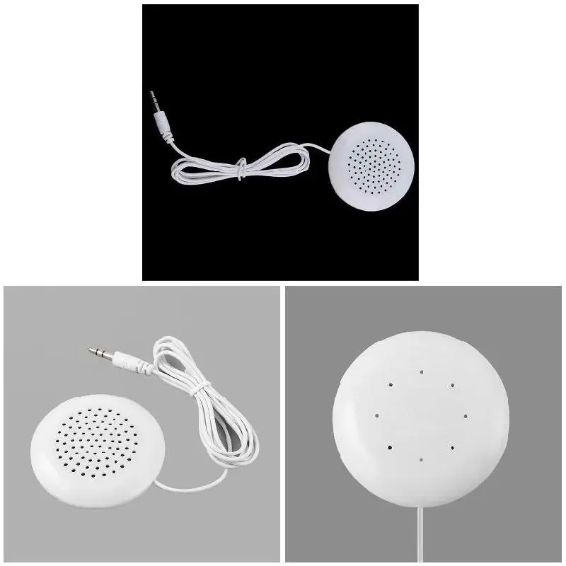 Mini 3.5mm Jack Wired Pillow Speaker for MP3 MP4 CD Player Phone Radio NK-Shopping