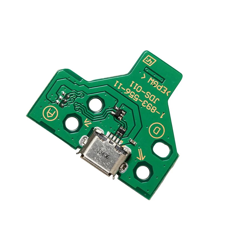 10 PCS PS4 USB 충전 포트 JDS-030/JDS-011 및 12핀, JDS-001 및 14핀, FJDS-055 및 12핀 커넥터 케이블 교체