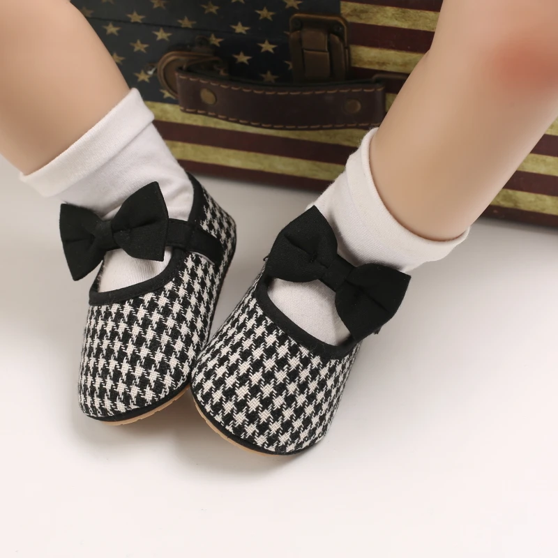 Infant Newborn Baby Girls Princess Non-Slip Floral Border Shoes Toddler Baby Soft PU Leather Prewalker Shoes Solid First Walkers