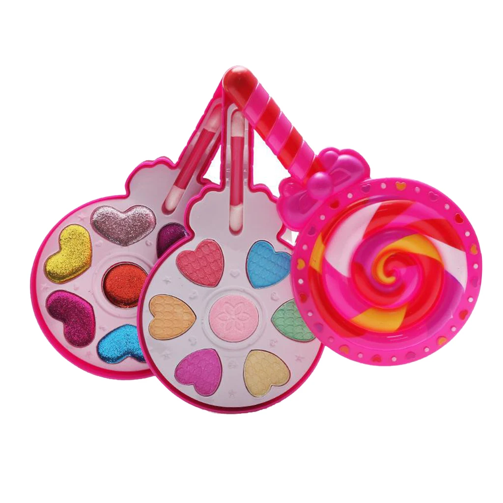 New Makeup Toys Baby Girls Pretend Play Safe Kids Girls Makeup Kit Toy Cosmetics Play Sets Best Gifts for Children