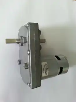 

FREE SHIPPING 775 double output shaft DC gear motor 6V,12V, 24V at different speed large torque