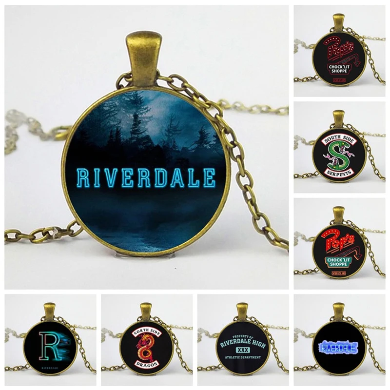 Ожерелье Riverdale с узором ожерелье чокер длинная цепочка кулоном аксессуары