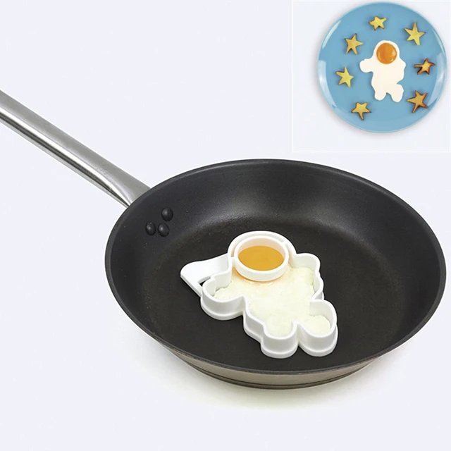 Cook Fun and Creative Breakfast with the Astronaut Shape Egg Mold!
