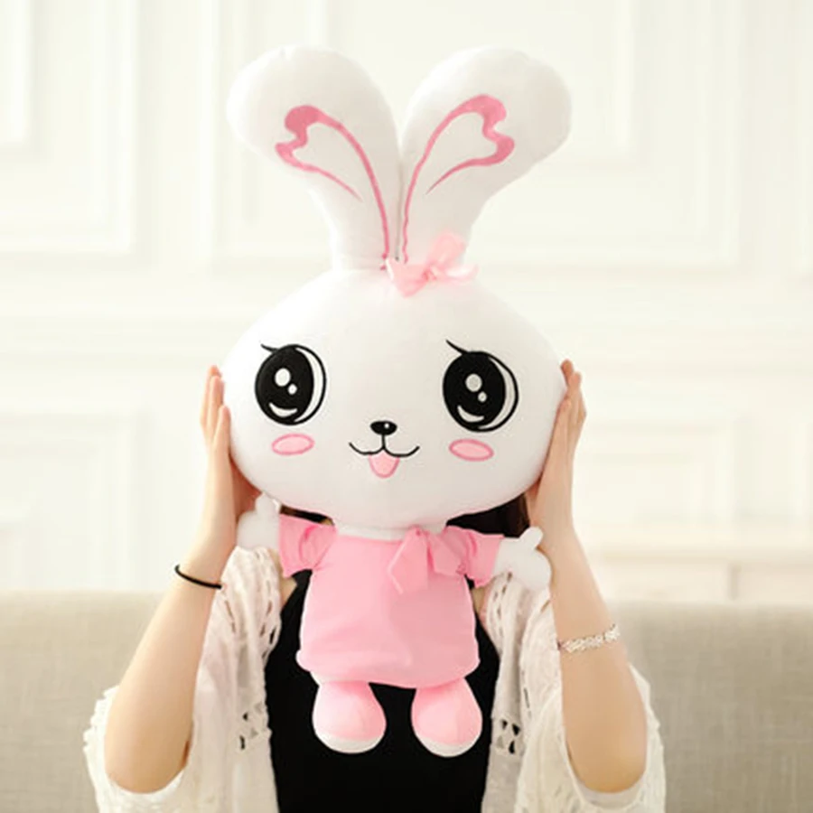 Плюшевые игрушки и мягкие животные Kawaii Кролик куклы игрушка чучела хлопок PP Хлопок кролик подушка/Подушка Kawaii Плюшевые CC50MR