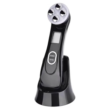 

Facial Massage Machine ABS Gift Timing Portable Lifting Microcurrent Spa RF EMS Skin Care USB Rechargeable LED Light Home