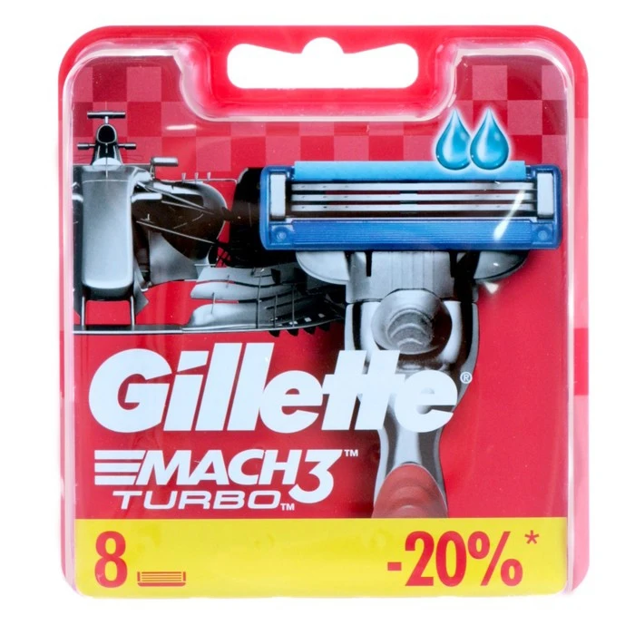 Рисунок 5 - Сменные кассеты Gillette Mach 3 Turbo Aloe