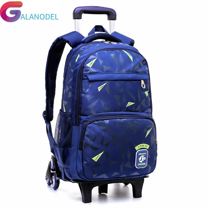 

Girls Removable Children School Bags with 2/6 Wheels for New boys Trolley Backpack Kids Climbing stairs Wheeled Bag Backpack