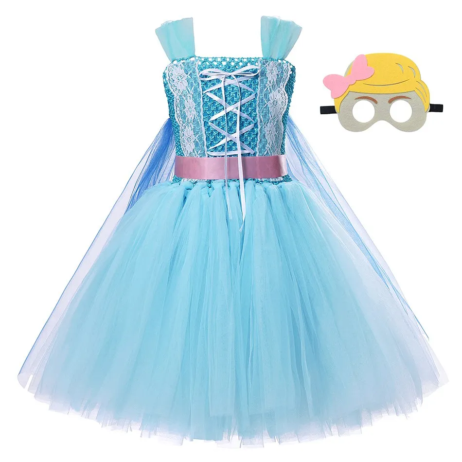 Skup MUABABY dziewczyna toy story Tutu sukienka dzieci lato Tulle korowód księżniczka strój na imprezę Halloween roszpunka Elsa Anna Belle kostium