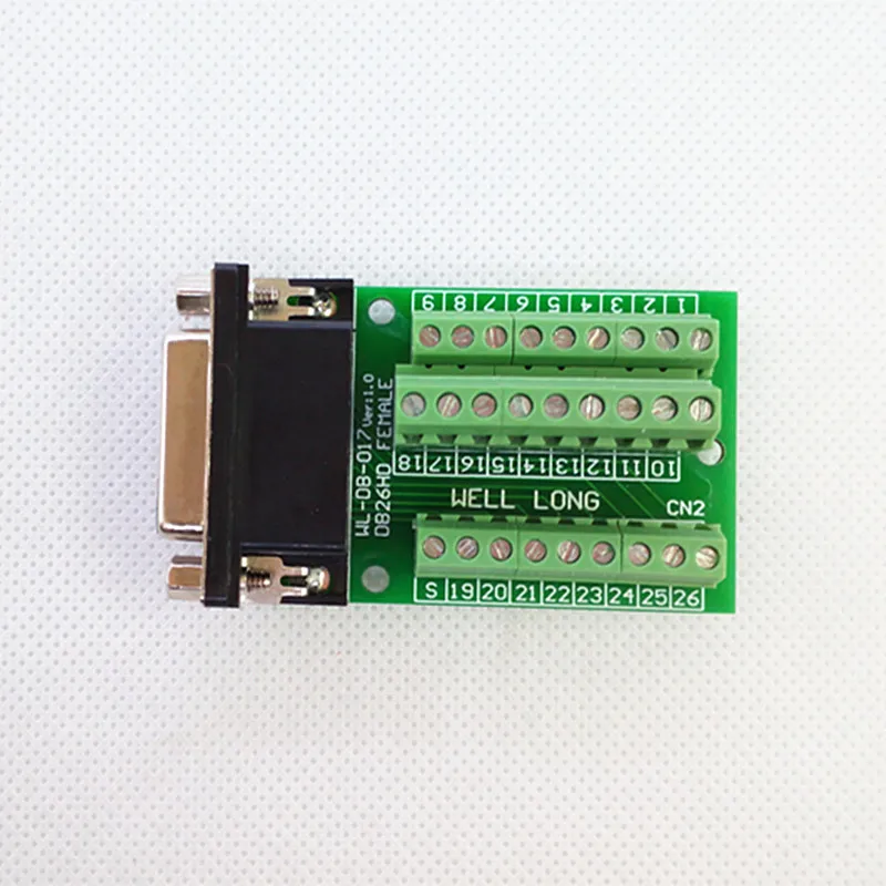 DB26 женский Breakout Board, D'SUB верхняя переходная плата, клеммный блок DSUB модуль