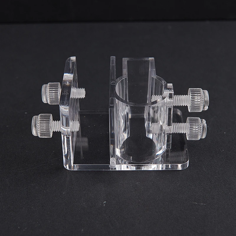 Aquarium Inflow Outflow Tube Holder Acrylic Mount Fixing Tubing Clamp Inlet and Outlet Pipe Frame | Дом и сад