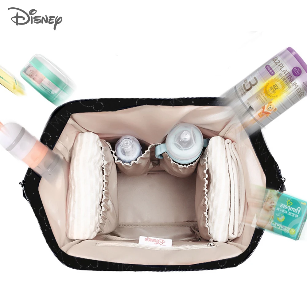 Рюкзак для детских подгузников disney, сумка для мам, сумка для подгузников, дорожная коляска, USB Подогрев, серия Mickey