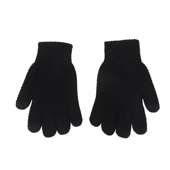 

Winter Men Knitted Gloves Touched Screen High Quality Male Thicken Warm Wool Cashmere Unisex Gloves Mitten