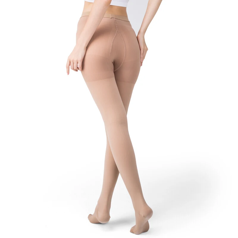 의료 23-32mmhg 높은 허리 통기성 안티 정맥류 여성 압축 스타킹 팬티 스타킹 압축 팬티 스타킹 스타킹