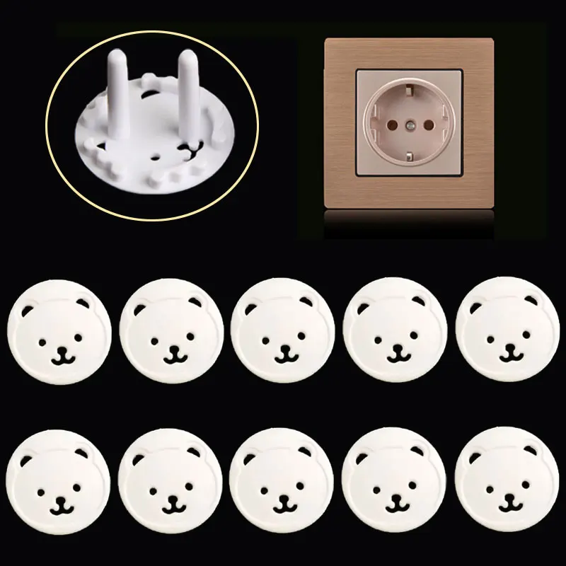 

8Pcs/Set RUS EU Power Socket Electrical Outlet Cover Protection Children Baby Safety Anti Electric Shock Plugs Protector Cover