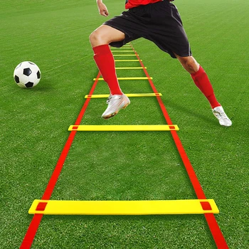 

8/10/12/13 Rung Nylon Straps Agility Ladder Training Stairs Soccer Football Speed Training Sports Staircase Ladder Equipment
