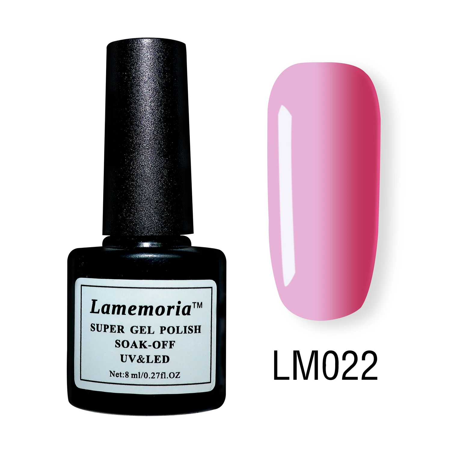 LM022 56 цветов, чистый Гель-лак для ногтей, черный, белый цвет, 8 мл, полуперманентный УФ-лак для ногтей, декоративный светодиодный - Цвет: LM022