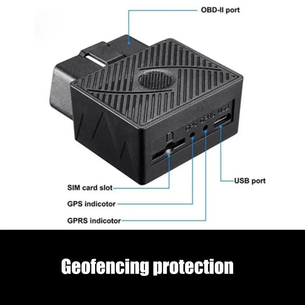 Автомобильный Gps Трекер Obd / Obd2 Gsm трекер Gprs Lbs локатор для отслеживания положения в