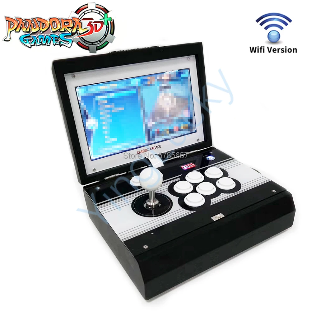 Аркадная консоль yinglucky 10 дюймов Pandora Treasure 3D Wi Fi 8000 в 1 портативная аркадная коробка