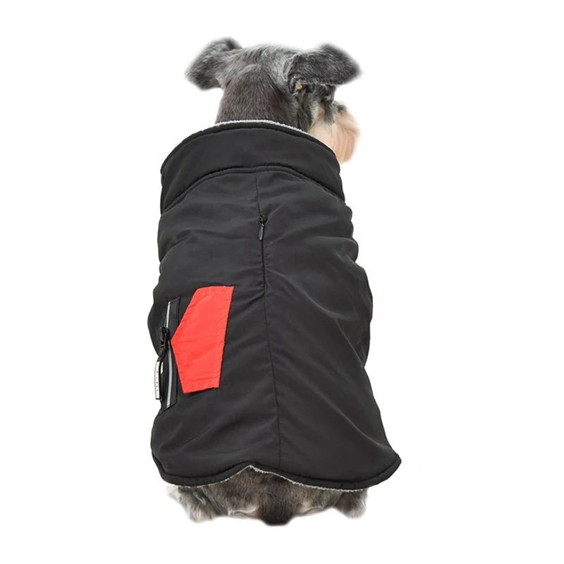 Зимнее пальто для собак Теплый жилет пальто для маленьких средних собак Щенок пуховик толстовки космический пейзаж для маленьких собак