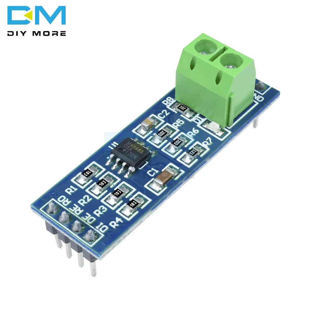 

5PCS MAX485 Module 5V RS-485 TTL to RS485 MAX485CSA Converter Module For Arduino AU 5.08mm
