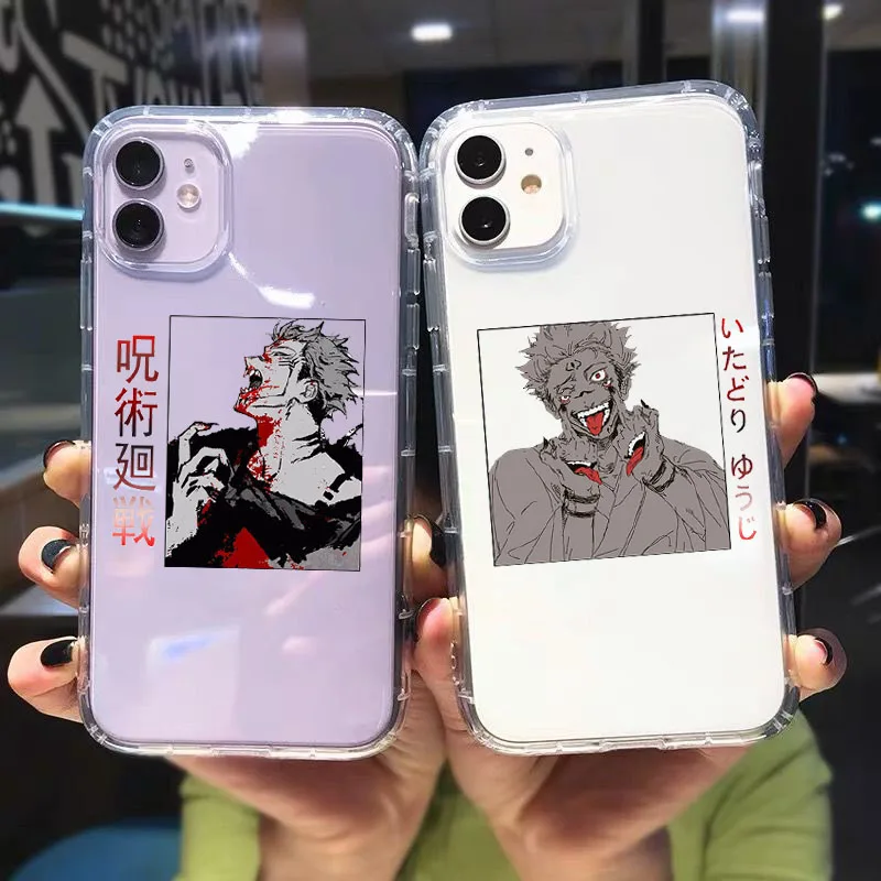 JAMULAR Jujutsu Kaisen Anime Clear Phone Case For iPhone