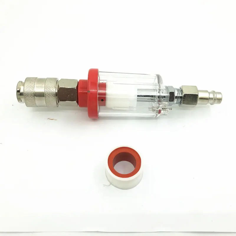 Spray Gun Filter Water Oil Separator 1/4'' European Quick Connector Mini Air Moisture Trap Pneumatic Tools