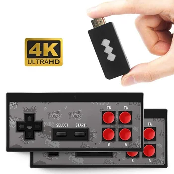 

4K HDMI Video Game Console Built in 568 Classic Games Mini Retro Console Wireless Controller HDMI Output Dual Players