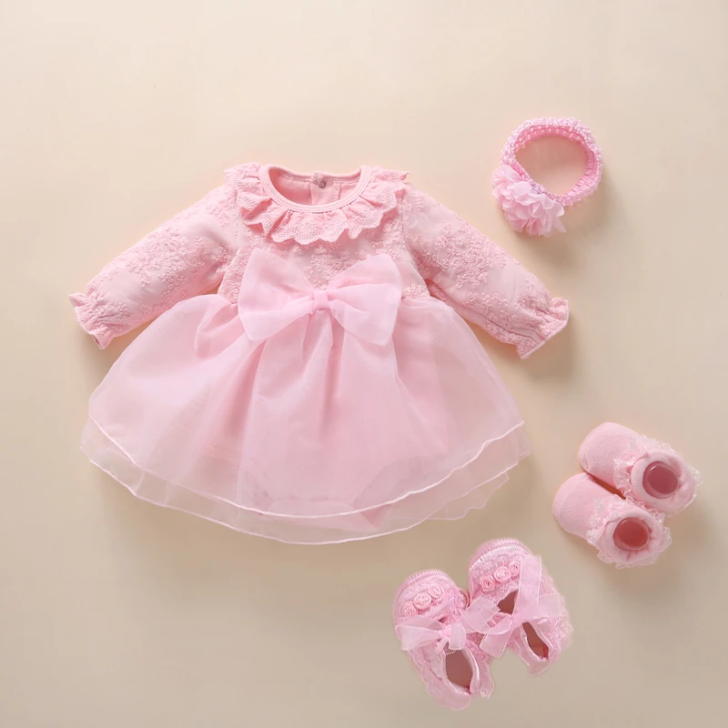 Ropa y vestidos para bebé recién nacido, estilo princesa de algodón, vestido de bebé, 0, 3, 6 meses, 2019|Vestidos| -