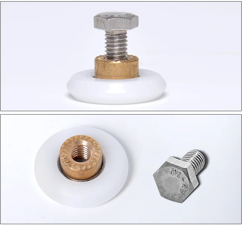 Shower Door Rollers 5pcs 19/23/25/27mm Diameter sliding Shower Door Replacement Wheel Roller casters furniture castors Runners Wheels