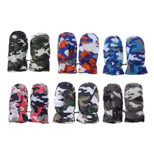 От 2 до 5 лет, Детские Зимние теплые перчатки для мальчиков и девочек, Зимние перчатки для катания на сноуборде, лыжах, водонепроницаемые, ветрозащитные