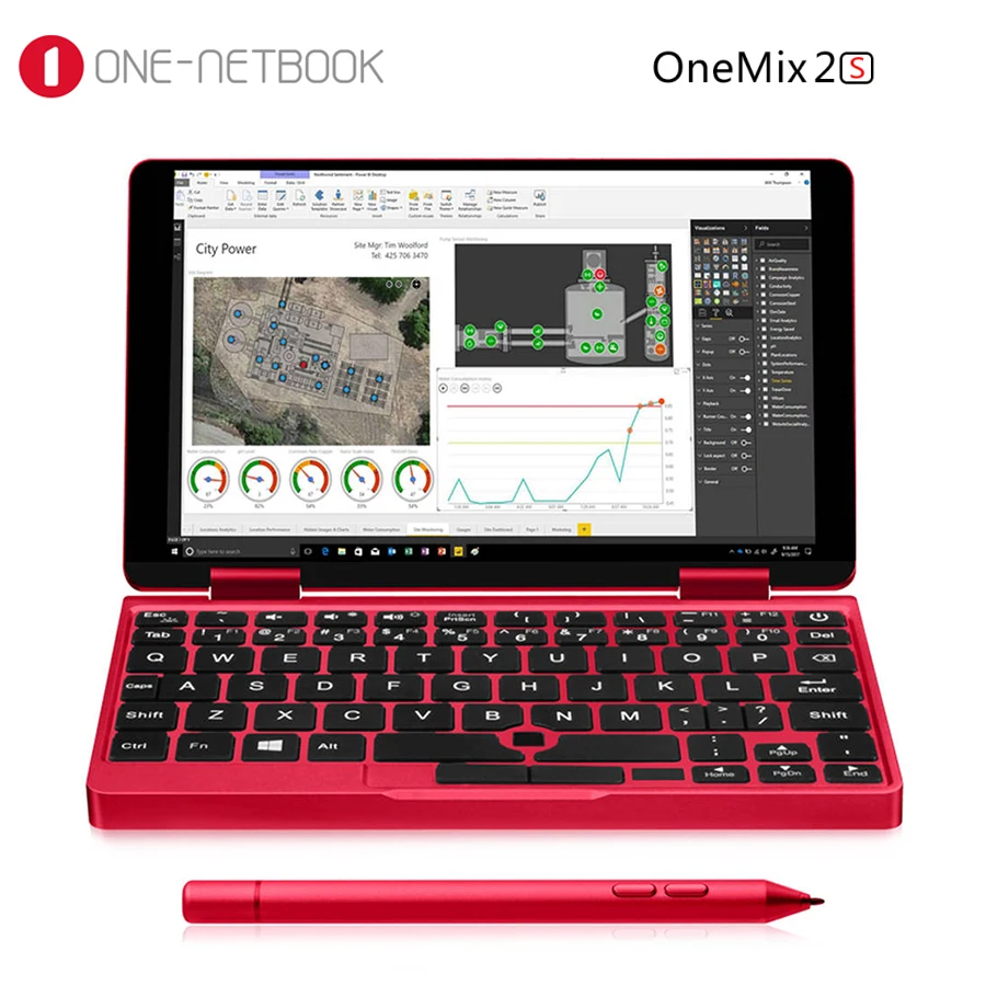 Een Netbook Mix 2S Rode Pocket PC Intel Core M3-8100Y 8GB RAM 512GB SSD FHD Scherm Vingerafdruk erkenning Licentie Windows10 Een Netbook Mix 2S Rode Pocket PC Intel Core M3-8100Y 8GB RAM 512GB SSD FHD Scherm Vingerafdruk erkenning Licentie Windows10