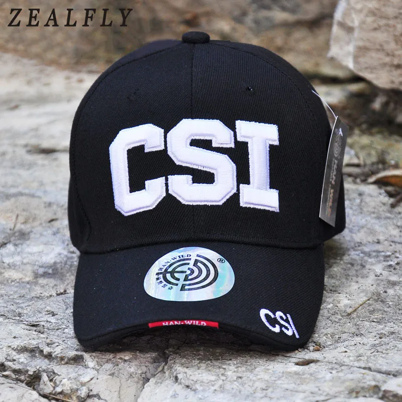 Вышивка Csi буквы армейские мужские кепки Спорт на открытом воздухе черная тактическая бейсболка Casquette папа шляпа Прямая