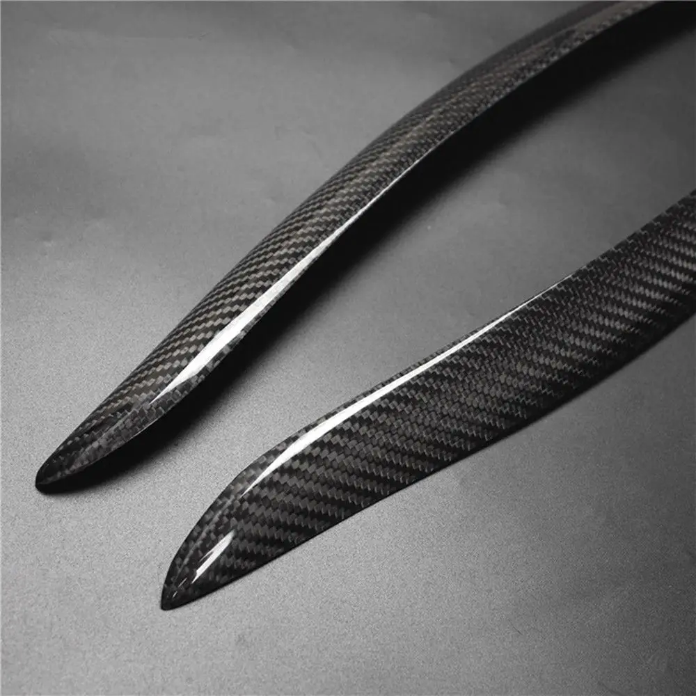 

Car Carbon Fiber Headlight Cover Eyebrow Decal Frame For BMW E92 E93 M3 2006-13