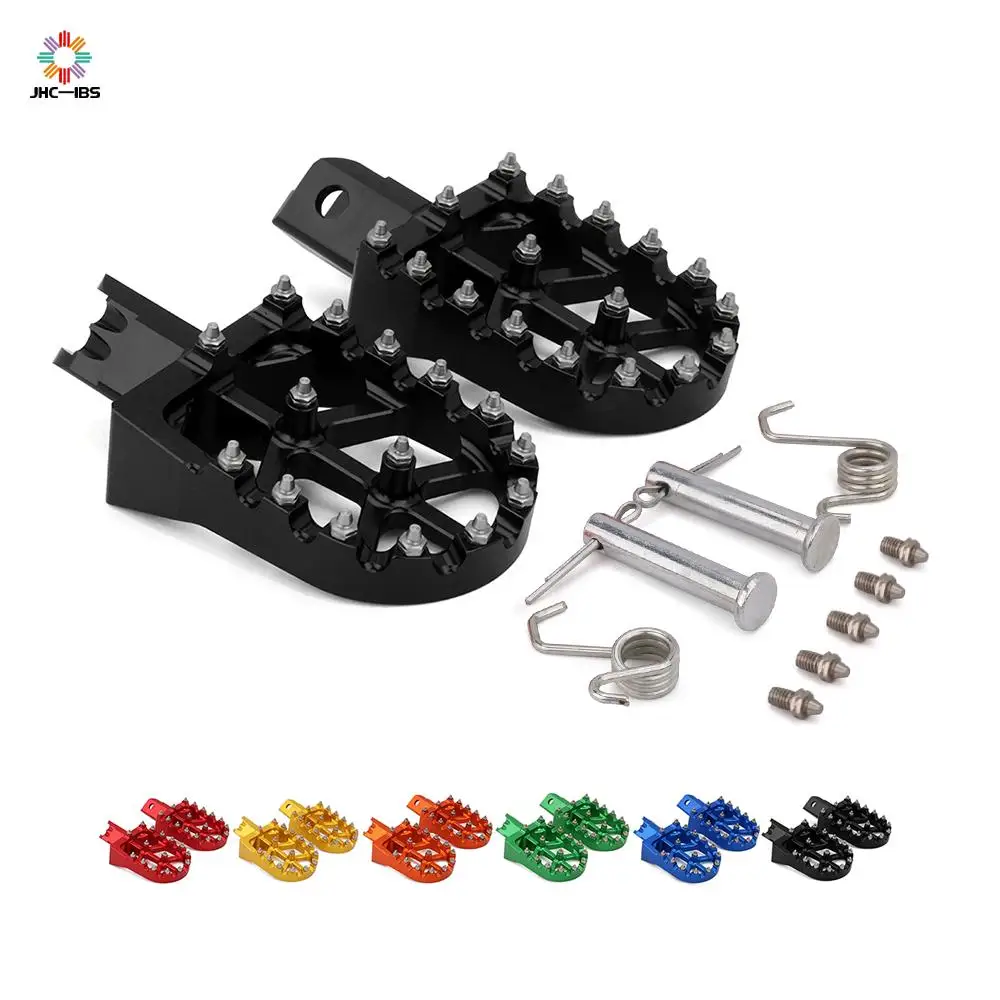 Motorcycle Aluminum Universal CNC Colorful Footpeg Footrest Foot Pegs For HONDA CRF XR 50 70 110 M2R SDG DHZ SSR KAYO Pit Bike