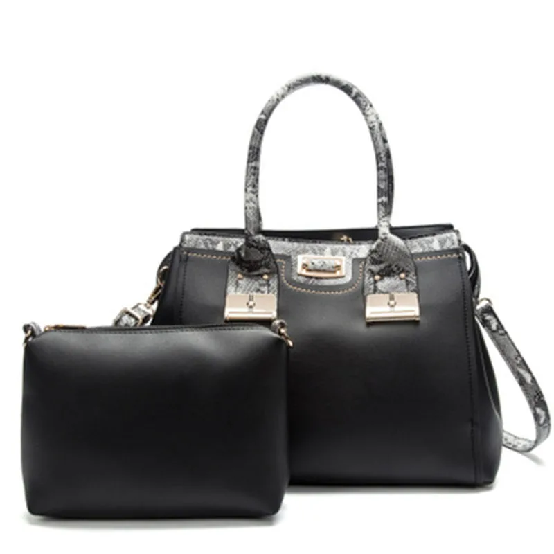 

Shoulder bags for women 2019 High capacity Snake Grain PU leather Women's Designer Handbag Simple luxury Shoulder Messenger bags