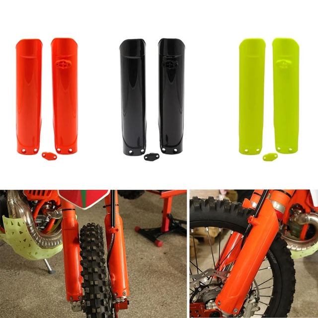 2Pcs Motorcycle Fork Protector Wearproof Plastic Sleeve for Road Motorbike  Front Fork Shock Absorber Protector Plastic Cover - AliExpress