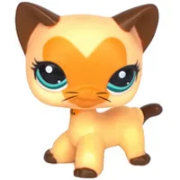Лпс стоячки кошки Игрушки для кошек lps, редкие подставки, маленькие короткие волосы, котенок, розовый#2291, серый#5, черный#994,, коллекция фигурок для питомцев - Цвет: 3573