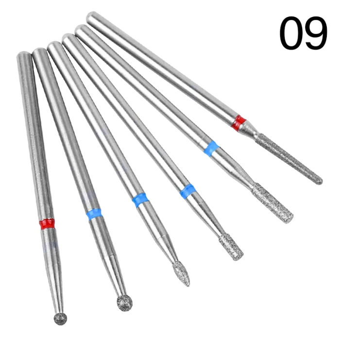 6 Pieces/set Diamond Grinding Head Grinding Machine Special Grinding Head Brush Tool 998