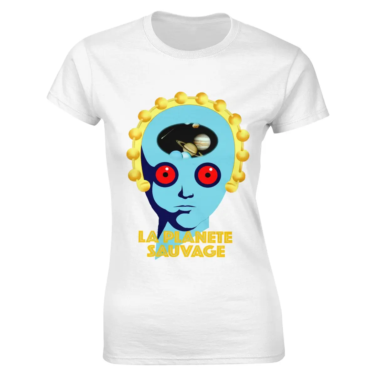 

Fantastic Planet Draag Cosmic Meditation Laloux - Topor Cult Underground Movie 100%cotton T-shirt Men T Shirt O-neck Print Short